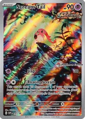 Scream Tail — Paradox Rift Pokemon Center Elite Trainer Box-Roaring Moon card image