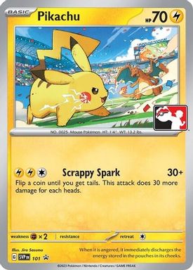 Pikachu — Play! Pokemon Event Exclusive card image