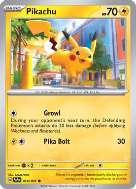 Pikachu card image