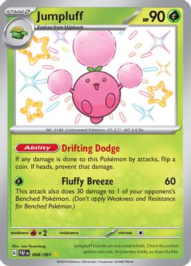 Jumpluff — Shiny Rare card image
