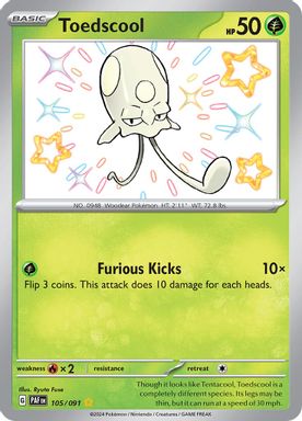 Toedscool — Shiny Rare card image
