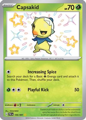 Capsakid — Shiny Rare card image