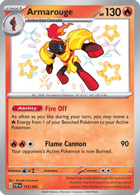 Armarouge — Shiny Rare card image