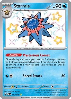 Starmie — Shiny Rare card image