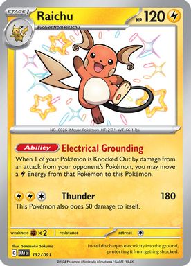 Raichu — Shiny Rare card image