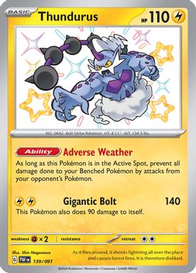 Thundurus — Shiny Rare card image