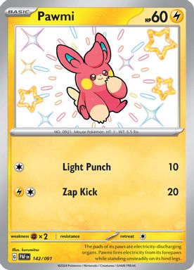 Pawmi — Shiny Rare card image