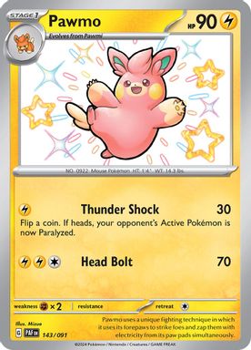 Pawmo — Shiny Rare card image