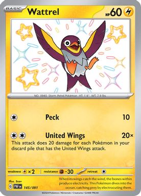 Wattrel — Shiny Rare card image