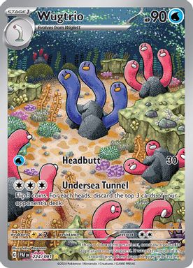Wugtrio — Illustration Rare card image