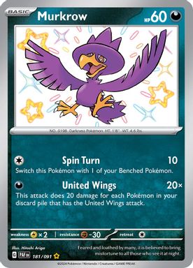 Murkrow — Shiny Rare card image