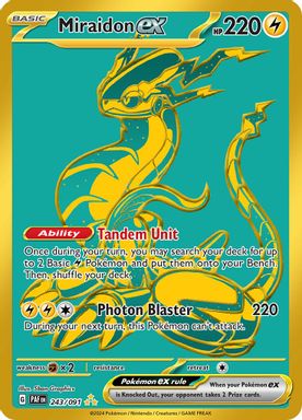 Miraidon EX — Hyper Rare card image