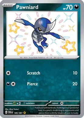 Pawniard — Shiny Rare card image