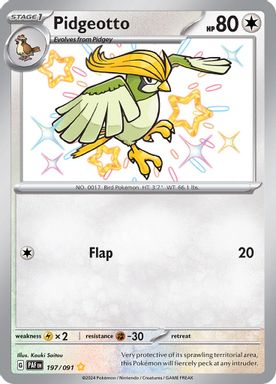 Pidgeotto — Shiny Rare card image