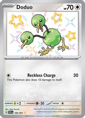 Doduo — Shiny Rare card image
