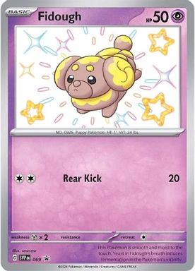 Fidough — Paldean Fates Tech Sticker Collection card image