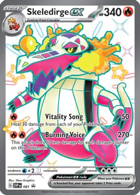 Skeledirge EX — Paldean Fates Skeledirge EX Premium Collection card image