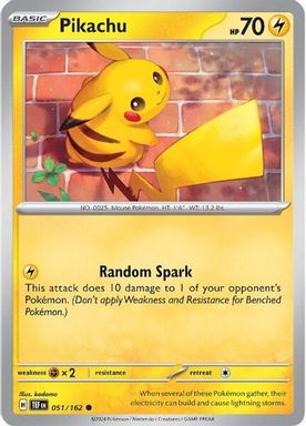 Pikachu — Reverse Holo card image