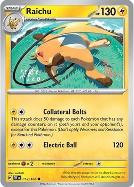 Raichu — Reverse Holo card image