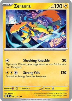 Zeraora — Reverse Holo card image