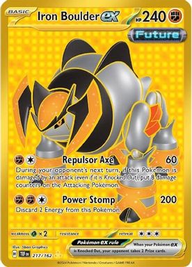 Iron Boulder EX — Hyper Rare card image