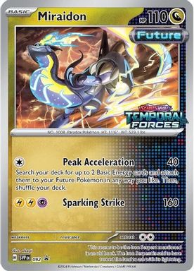 Miraidon — Temporal Forces Prerelease-Staff card image