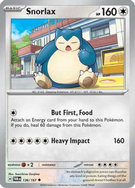 Snorlax — Reverse Holo card image