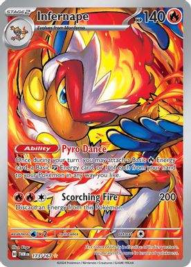 Infernape — Illustration Rare card image