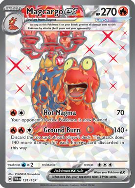 Magcargo EX — Ultra Rare card image