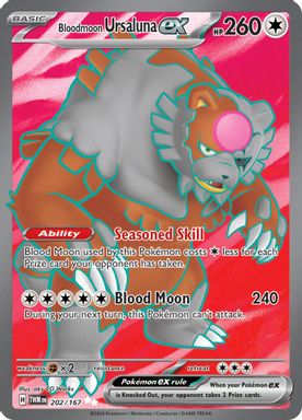 Bloodmoon Ursaluna EX — Ultra Rare card image