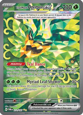 Teal Mask Ogerpon EX — Special Illustration Rare card image