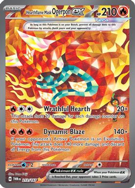 Hearthflame Mask Ogerpon EX — Special Illustration Rare card image