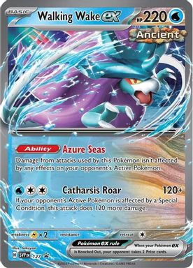 Walking Wake EX — Paradox Clash Tin card image