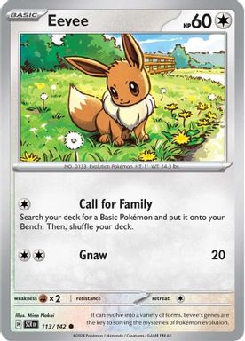 Eevee — Reverse Holo card image