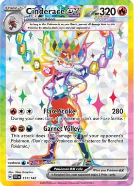 Cinderace EX — Ultra Rare card image