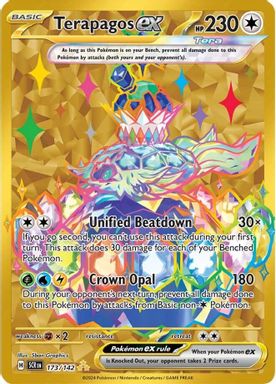 Terapagos EX — Hyper Rare card image