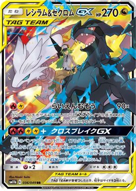 Reshiram & Zekrom GX card image