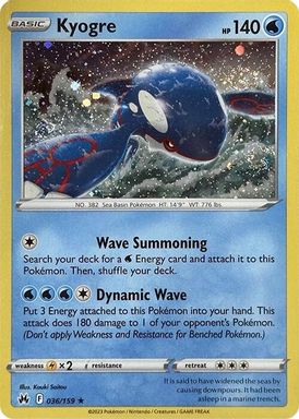 Kyogre-Holo — 2024 Sea & Sky Premium Collection card image