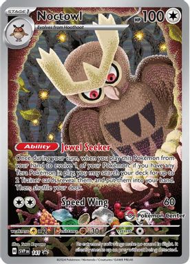 Noctowl — Stellar Crown Pokemon Center Elite Trainer Box card image