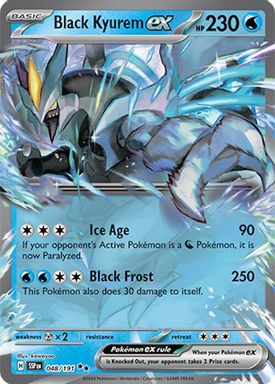 Black Kyurem EX card image