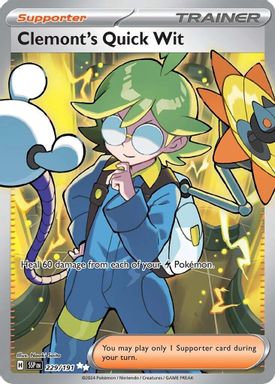 Clemont's Quick Wit — Ultra Rare card image