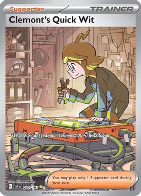 Clemont's Quick Wit — Special Illustration Rare card image