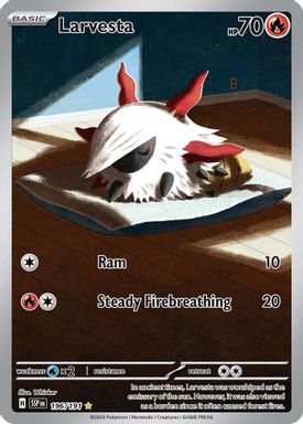 Larvesta — Illustration Rare card image