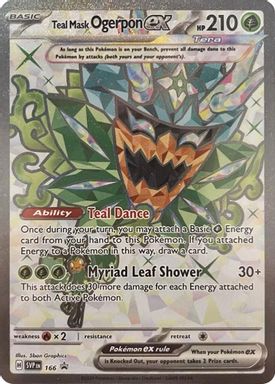 Teal Mask Ogerpon EX — Ogerpon EX Premium Collection card image