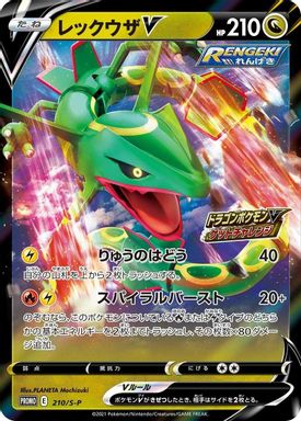 Rayquaza V — Dragon Pokemon V Campaign card image