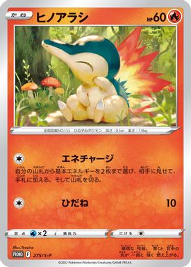 Cyndaquil — Have Fun. Spring. Pokemon Card card image