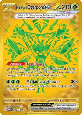 Teal Mask Ogerpon EX — Hyper Rare card image