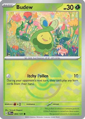 Budew — Poke Ball Reverse Holo card image