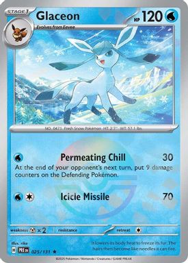 Glaceon — Poke Ball Reverse Holo card image