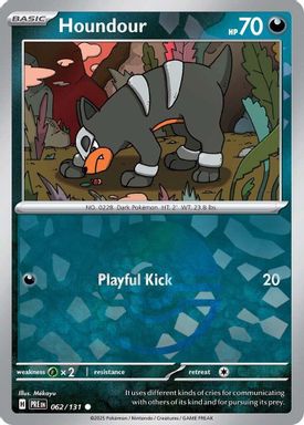 Houndour — Poke Ball Reverse Holo card image